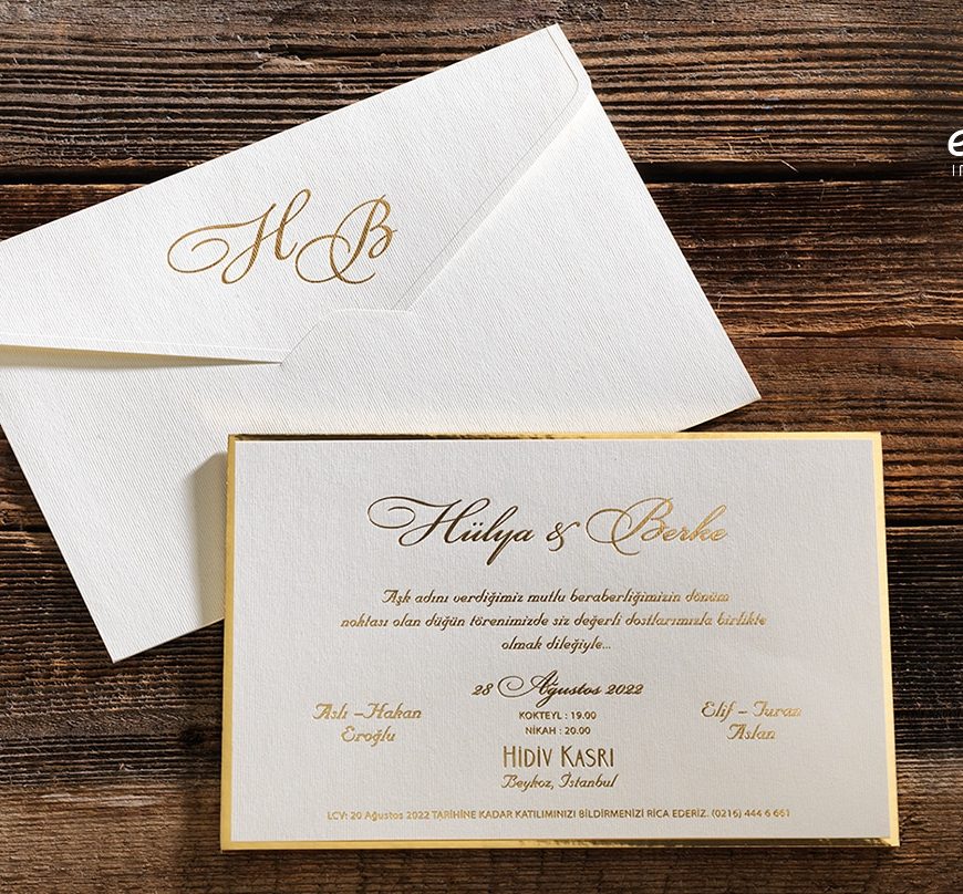 faire part mariage luxe ivoir black or