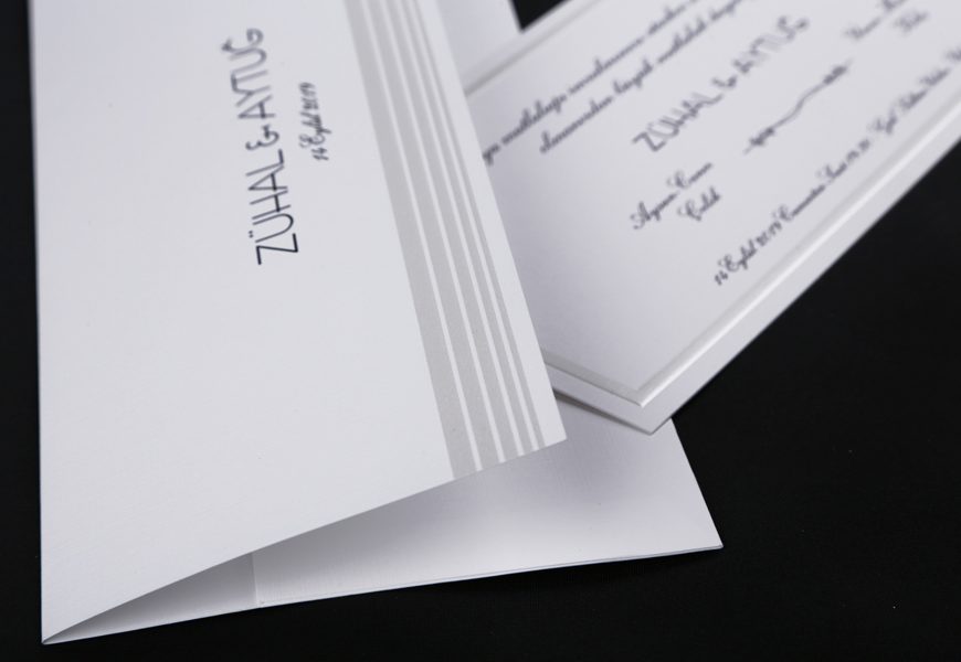 fair part blanc luxe avec enveloppe