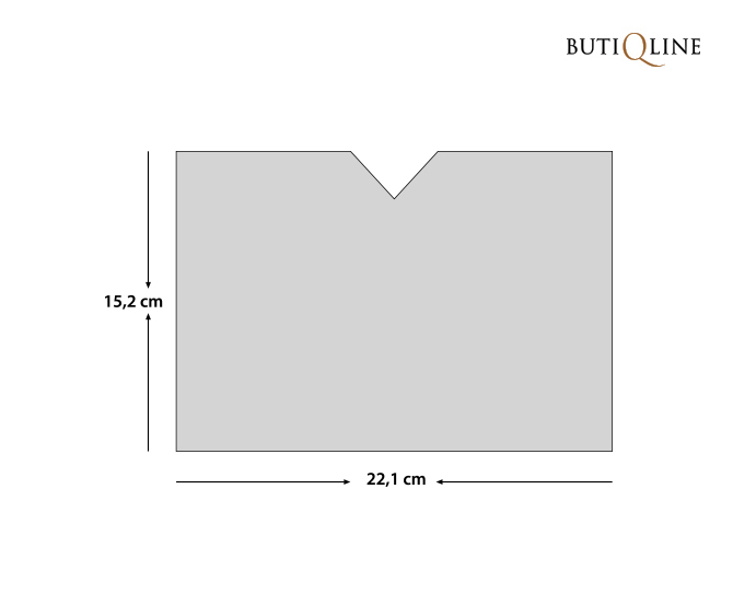 Faire part élégant noir et beige avec pochette