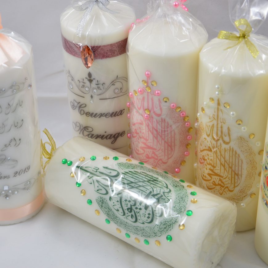 Bougie personnalisable (grande)