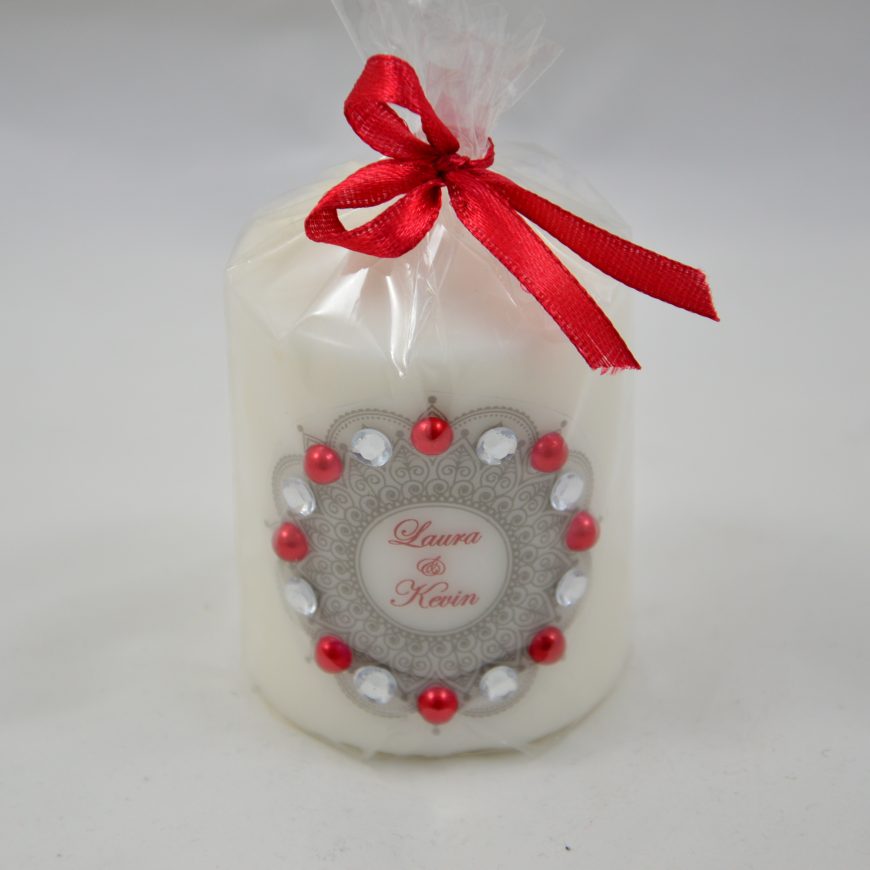 Petite bougie personnalisée (prix unitaire)