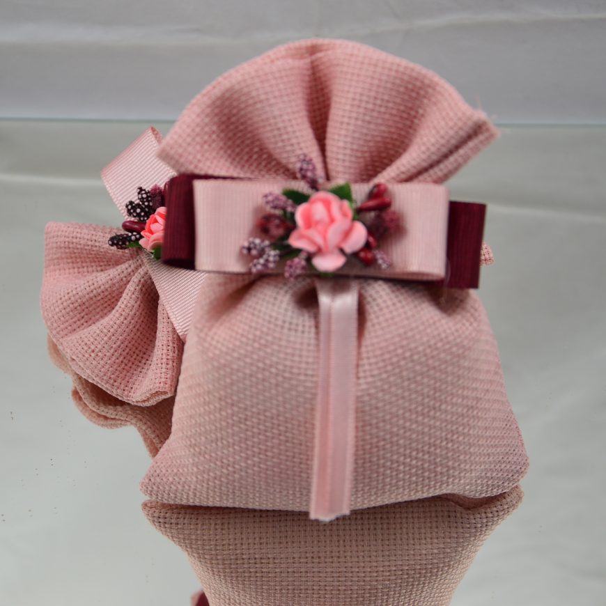 Bourse de lavande rose (grande)