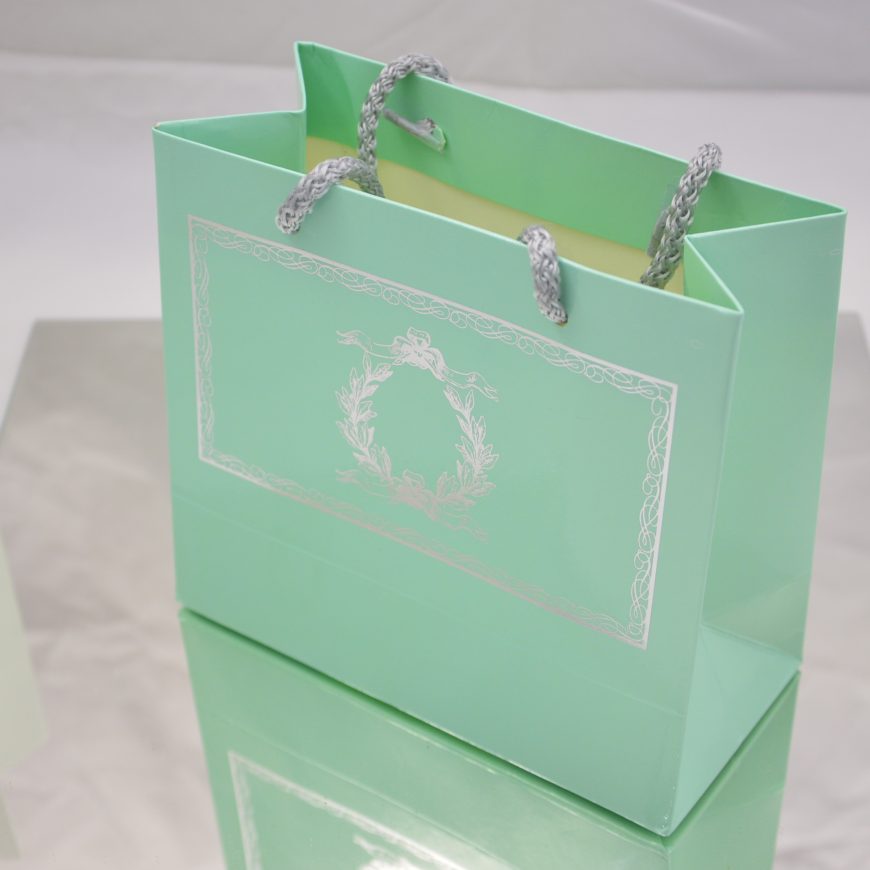 Sac vert – argenté