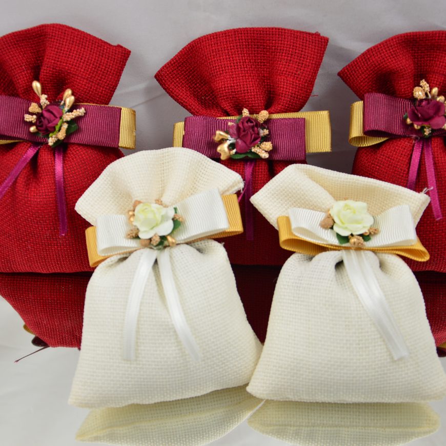 Bourse de lavande rouge (grande)