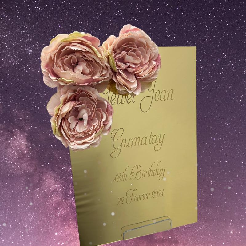 Livre d’or personnalisé OR