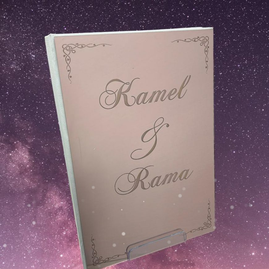 Livre d’or personnalisé ROSE GOLD