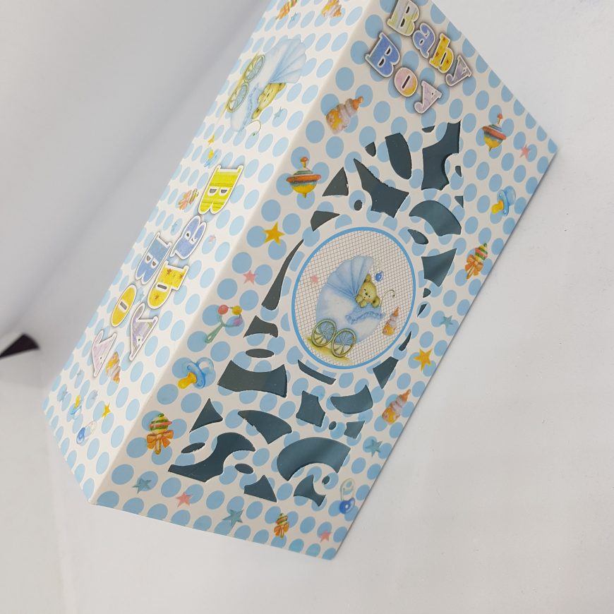 25 Boites de gâteaux naissance garçons