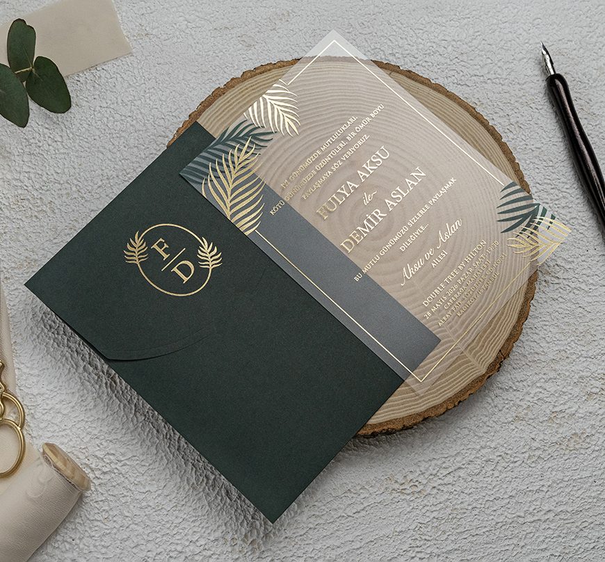 faire-part mariage plexiglas