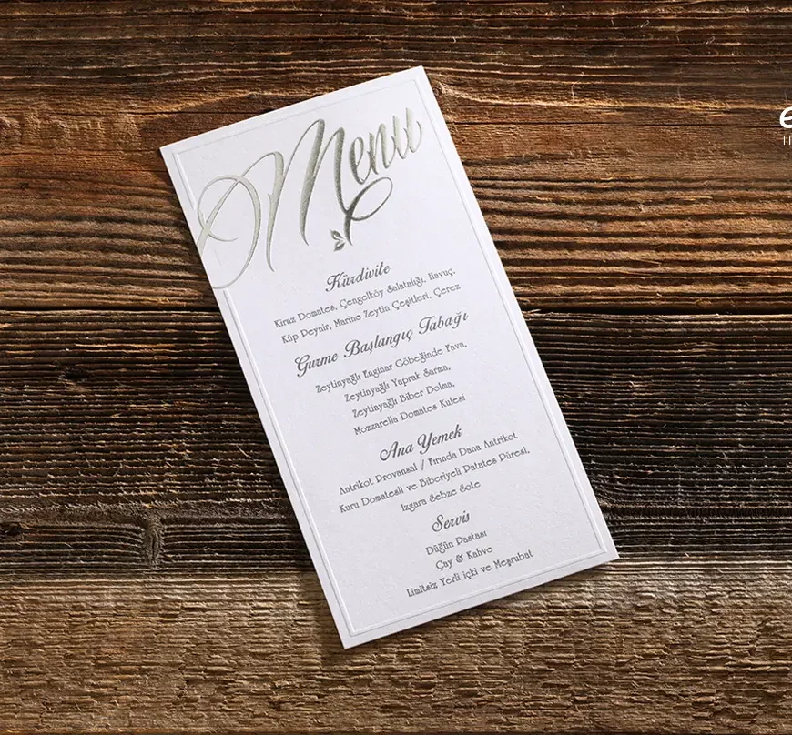 Carte de Menu