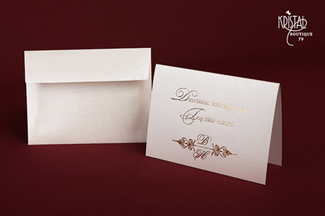 Carte de remerciement Marque place coupon-réponse