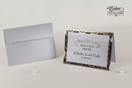 Carte de remerciement Marque place coupon-réponse