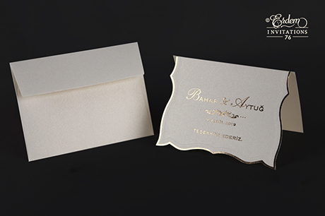 Carte de remerciement Marque place coupon-réponse