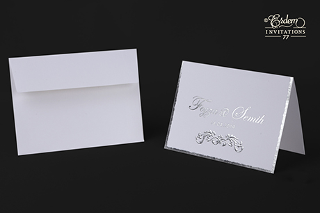 Carte de remerciement Marque place coupon-réponse