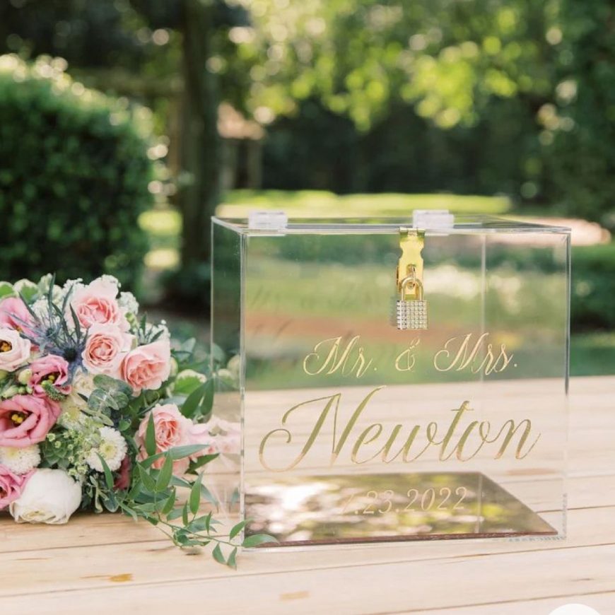 Urne personnalisé transparente